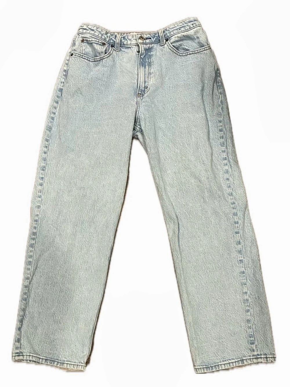 Abercrombie & Fitch High Rise Curve Love Straight Leg Jeans Waist 30